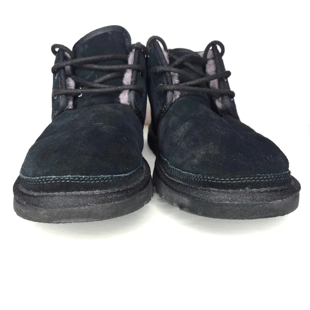 UGG Neumel Black Suede 10 Mens Chukka Boot
